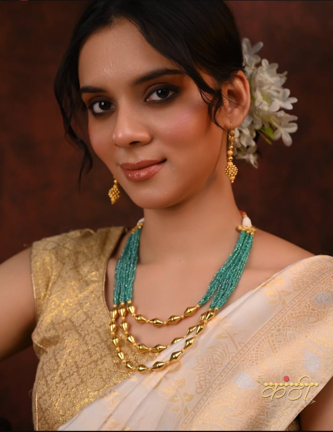 Cardamom shape Bloom Gold Set